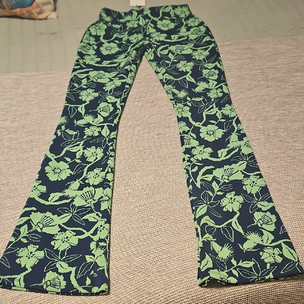 Zara - Colorful Flared Pants - Size Small